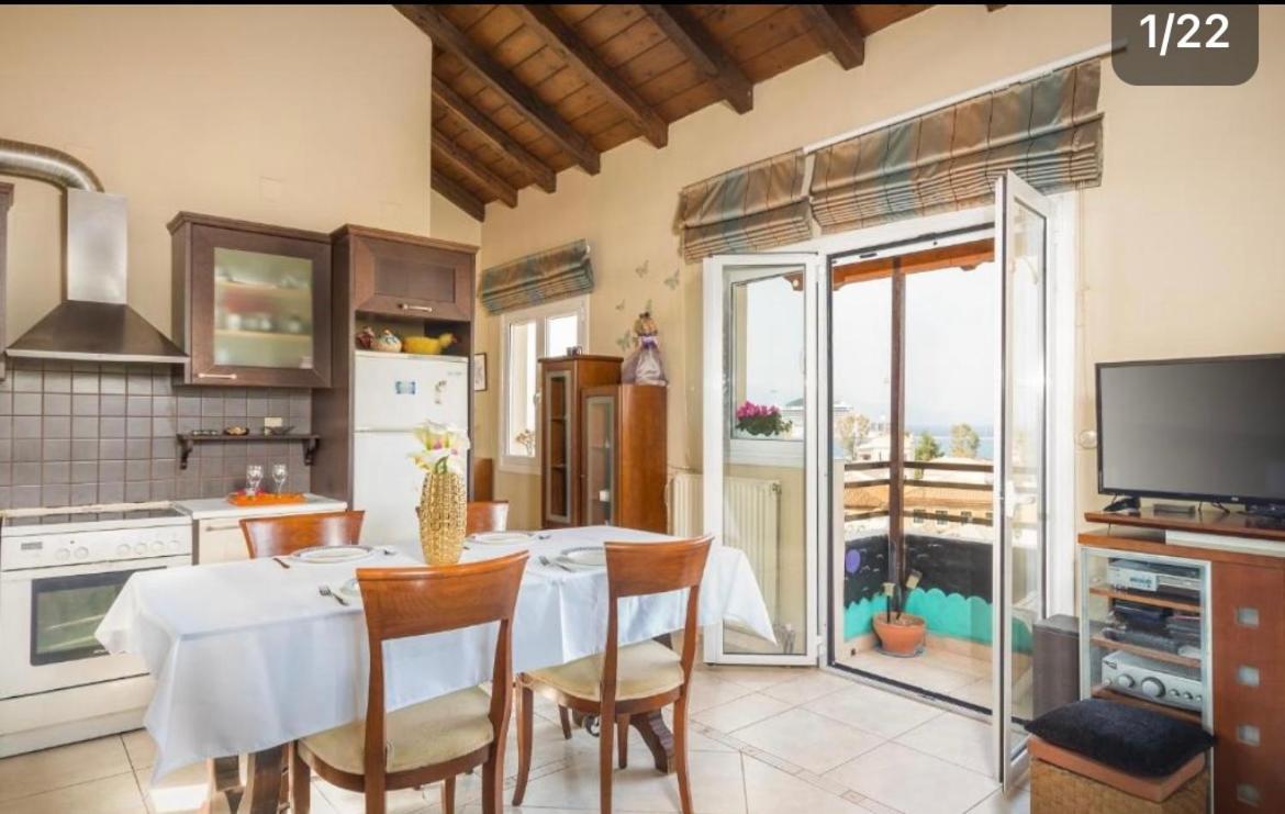 Makis Sea-View Apartment-Corfu Port Mantouki Dış mekan fotoğraf
